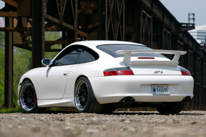 White 996 Porsche Gt3