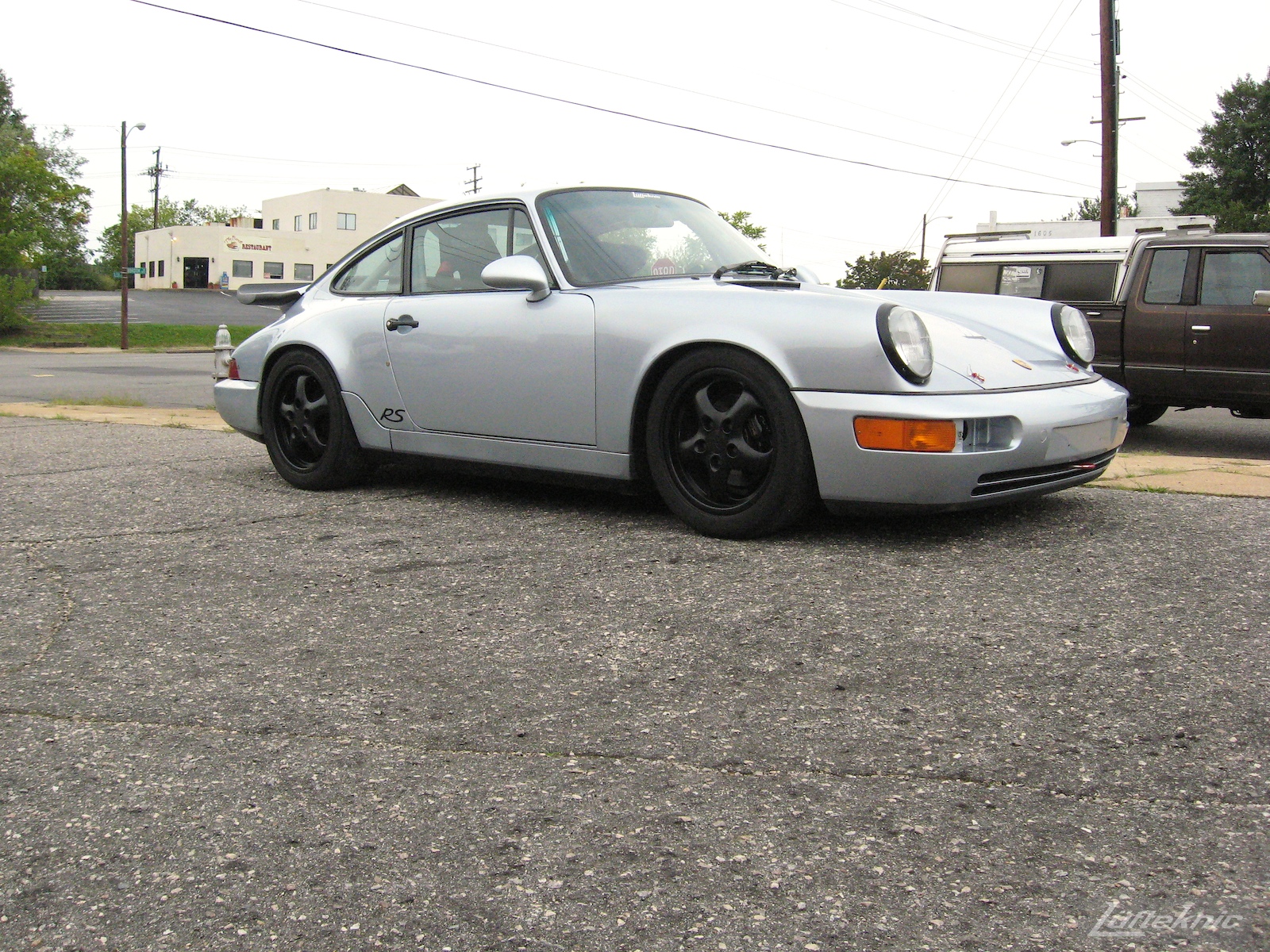 The completed 964 RS America project sitting in the Lüfteknic parking lot.