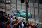 The iconic teal and blue Falken Tire Porsche 911 RSR at Baltimore.