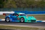 The iconic teal and blue Falken Tire Porsche 911 RSR at Sebring.