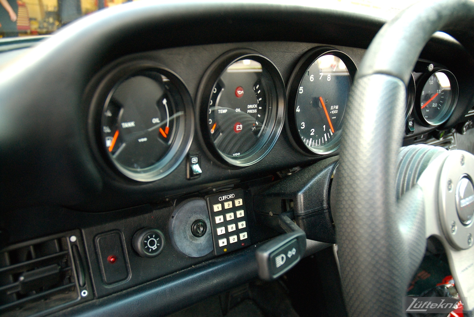 Porsche Turbo gauges.