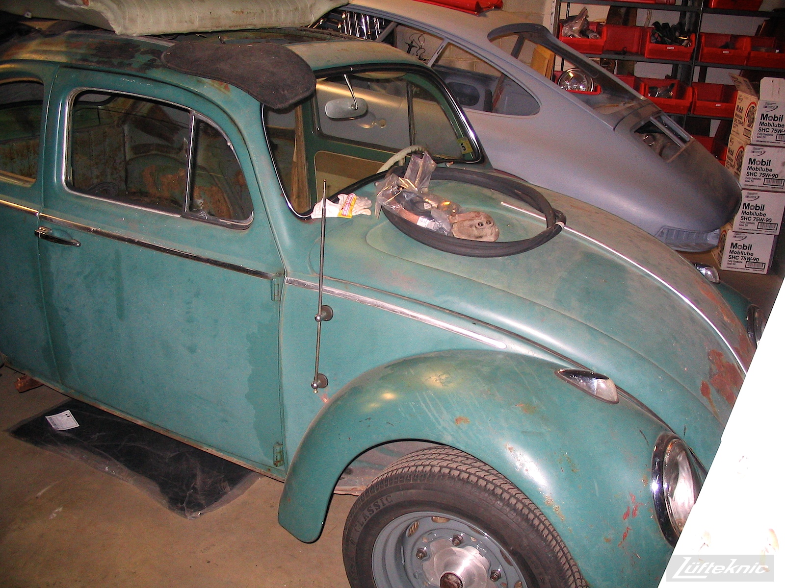 All original 1960 Beetle with a Porsche 356 engine and brakes.