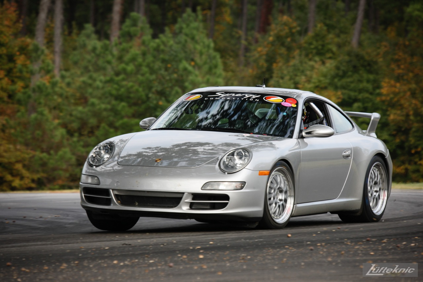 Synergy Racing modified Porsche 911 track car on track.
