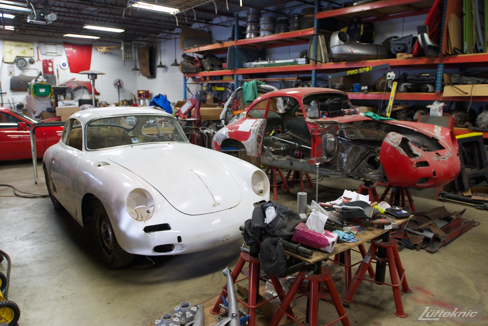 1964 Porsche 356SC restoration.
