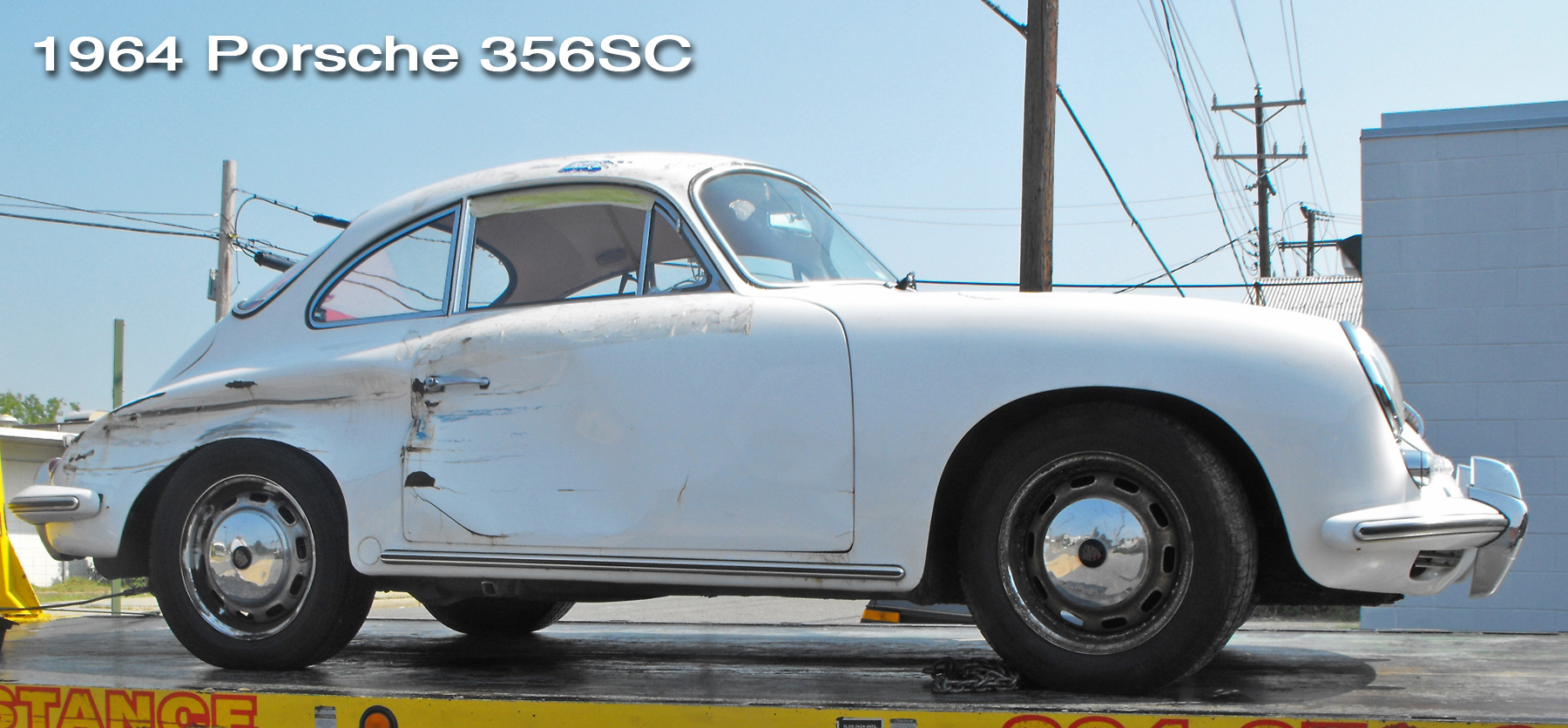 1964 Porsche 356SC restoration header.